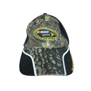 NASCAR Sprint Cup Series Camo Brown Racing Hat‎ Adjustable Strap Unisex Adult